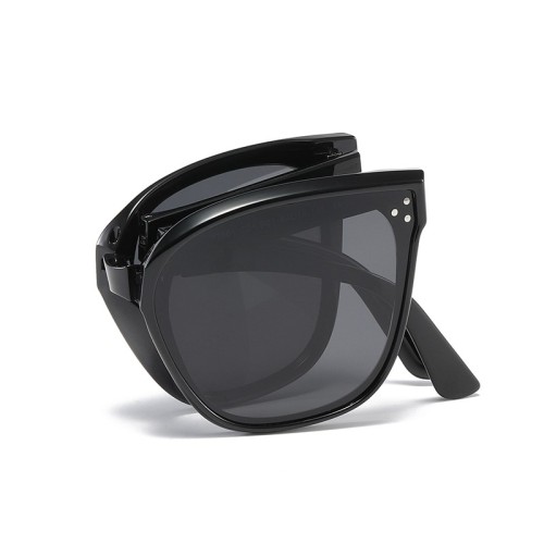 New Arrival Trendy Compact Custom Logo Foldable Polarized Sun Glasses Ultra-Light Sunglasses