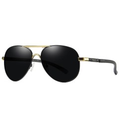 Hot Sale New Metal Sunglasses Two Tone Polarized Men'S Sunglasses