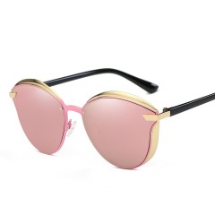 Hot Fashion Mirror Lenses Tac Polarized Round Retro Sunglasses Women