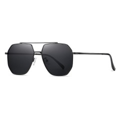 High Quality Tac Glasses Driving Polarized Lenses Sunglasses Vintage Metal Frame Men Anti-Glare Sun Glasses