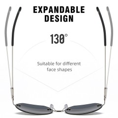 Italy Design Light-Weight Rimless Sunglasses Photochromic Lens Outdoor Sunglasses For Women