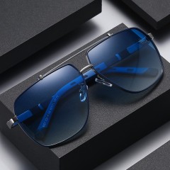 Wholesale Custom Logo City Shades Sunglasses Women Men Sun Glasses Metal Eyewears Square Sunglasses
