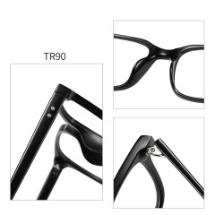 Retro Style Optical Glasses Frame Photochromic Anti Blue Rays Glasses For Unisex Eyewear Uv400
