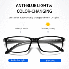 Photochromic Anti Blue Rays Glasses Wholesales Blocker Blue Rays Eyewear High Quality New Arrival Glasses For Unisex Uv400