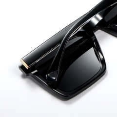 Brand Custom Acetate Sunglasses Men'S Large Face Sun Protection Polarized Sunglasses