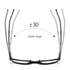 Unisex Square Eyeglasses Tr90 Cp Anti Blue Light Optical Frames