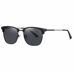 Half Frame Classic Luxury Unisex Style Sunglasses