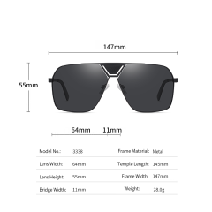 Shield Custom Brand Designer Oversized Sunglasses