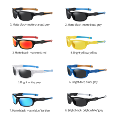 Ultra Light TR90 Wrap Around Polaried Sports Sunglasses