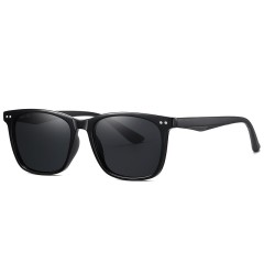Gradient Frames Polarized Retro Shades Sunglasses