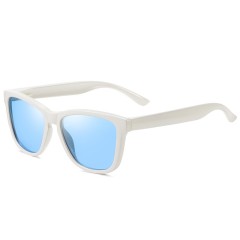 Cheapest Transparent Wholesale Plastic Mirror Coated Sunglasses
