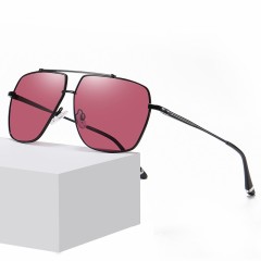 Flat Top Shield Design Tinted Men's Sunglasses