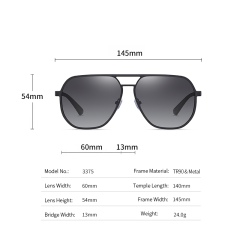 Factory Wholesale Combined Design Thick Lens Sunglasses