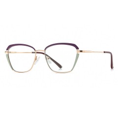 Eyeglasses Wholesale Cat Eye Metal Frames Cat Eye Spectacle Glasses Anti Blue Light Optical Frame Women