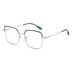 Glasses Supplier Metal Optical Eyewear Frame Square Women Ultralight Blue Light Blocking Glasses