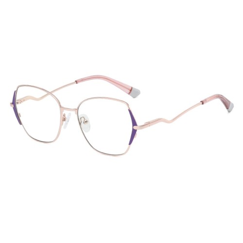 Brand New Design Ladies Metal Optical Glasses Frame Durable Eyewear Anti Blue Light Glasses