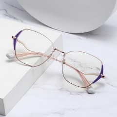 Brand New Design Ladies Metal Optical Glasses Frame Durable Eyewear Anti Blue Light Glasses