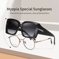 0versized Sunglasses Womens Fashion Polarized Shades Sunglasses