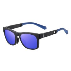 Custom Brand Designer Sports Sunglasses Mirror Coated Colorful Sunglasses for Men