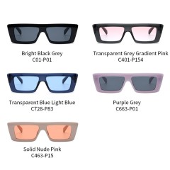 Sunglasses Wholesale Custom Glasses Logo Classic Retro Square Sunglasses Men'S Models Women'S Models Uv400 Sunglasses