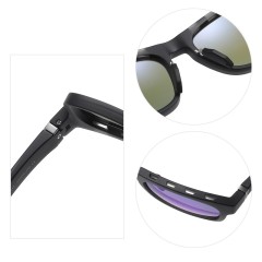 Custom Brand Designer Sports Sunglasses Mirror Coated Colorful Sunglasses for Men