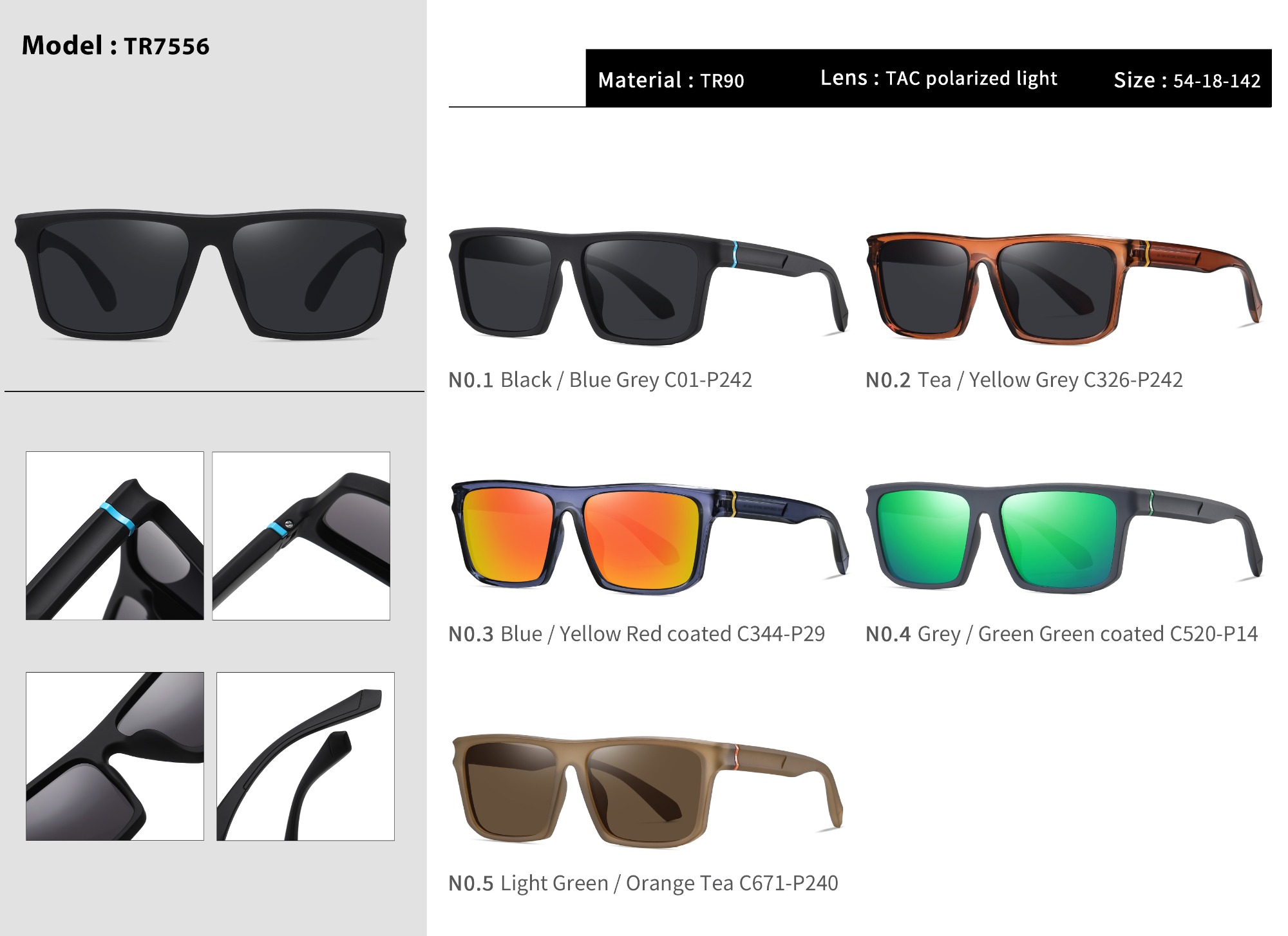 TR Men's Sunglasses