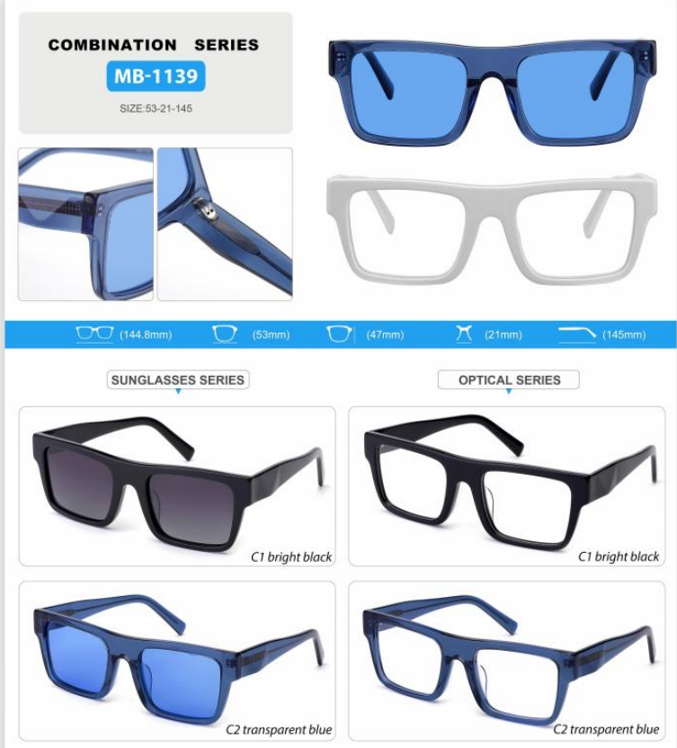 pdf. Square Pure Acetate Sunglasses