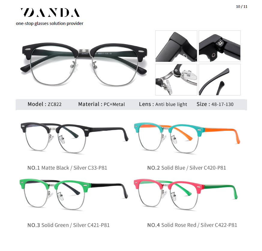 ZC Kids TR Metal Optical Frames