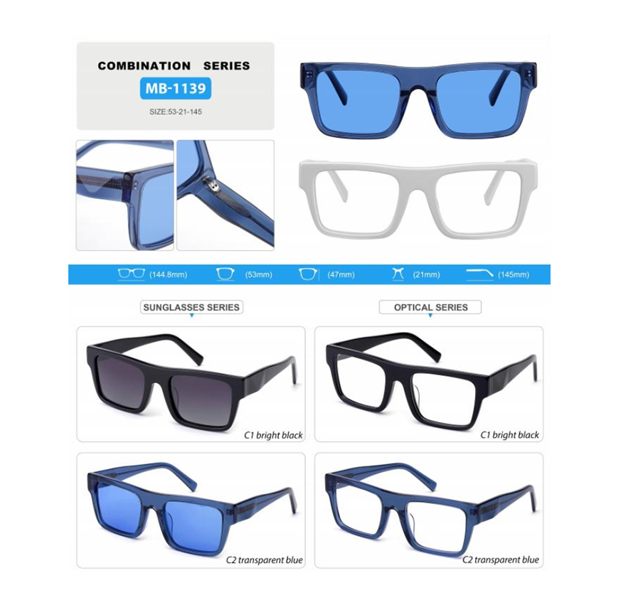 pdf. Square Pure Acetate Sunglasses
