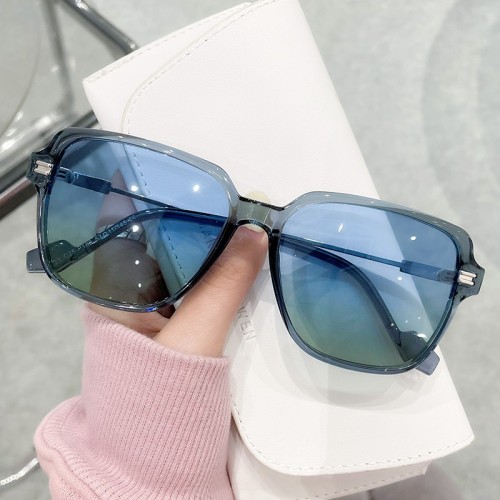 New Fashion Brand Oversized Frame Design Luxury Square Frame Summer Sun Glasses Wholesale Shades Sunglasses For Woman