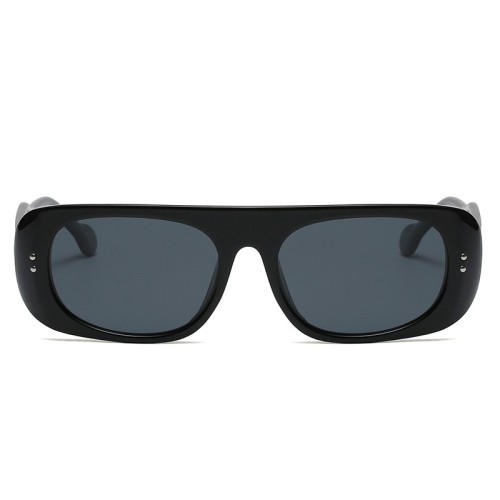 Fashion Custom Logo Multi Color Thick Frame Rice Nail Design Vintage Custom Made Sunglasses For Woman Customized Logo