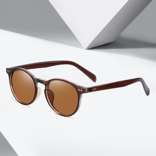 Retro Round TR90 Gradient Classical Sunglasses
