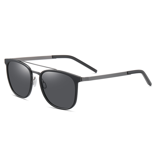 Double Bridge Round Shades Retro Unisex Sunglasses