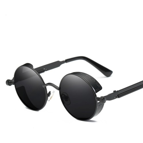 Steampunk Sunglasses Men Oval Sun Glasses Mirror Eyewear For Unisex Gothic Glasses Uv400
