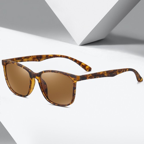 Retro Square TR90 Light-weight Men's Sunglasses