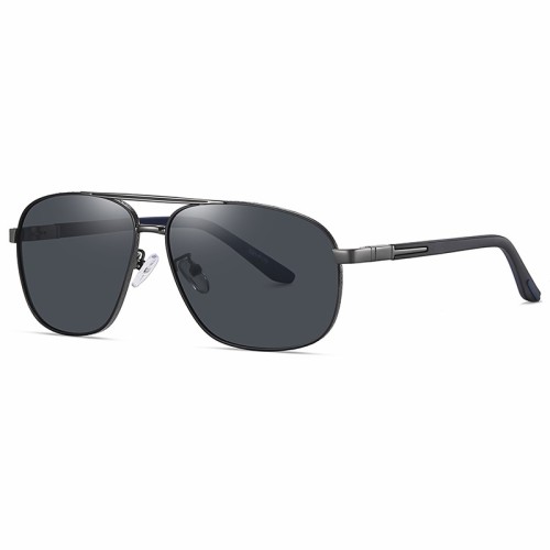 Oversized Elegant Unisex Metal Frames Sun Glasses Italy Design Polarized Sunglasses For Driving Fishing
