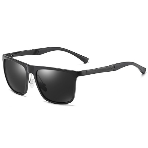 New Arrival Luxury Square Tac Sun Glasses Polarized Sunglasses Oculos Custom Logo Glasses For Men Aluminum Magnesium