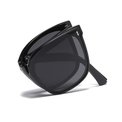 Comfortable Foldable Sunglasses Ultralight Acetate Sunglasses Logo Customizable 5 Colors