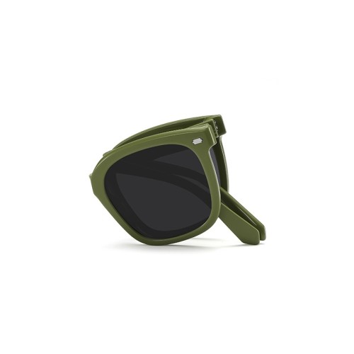 Classic Portable Tr Frame Couple Folding Sunglasses Unisex Sunglasses