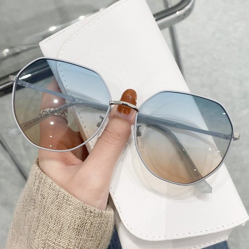 Fashion Floral Sunglasses Brand Custom Designer Glasses Big Square Polarized Tac Lens Oversized Shades Sunglasses