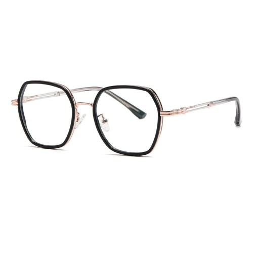 New Myopia Glasses Frame Women'S Fashion Flat Mirror Ultra-Light Tr Hybrid Can Be Matched With Myopia Anti-Blue Light Glasses