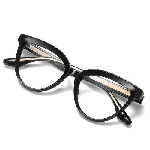 New Acetate&amp;Tr90 Trendy Eyeglasses Frames Cat Eye For Women Blue Light Blocking Glasses