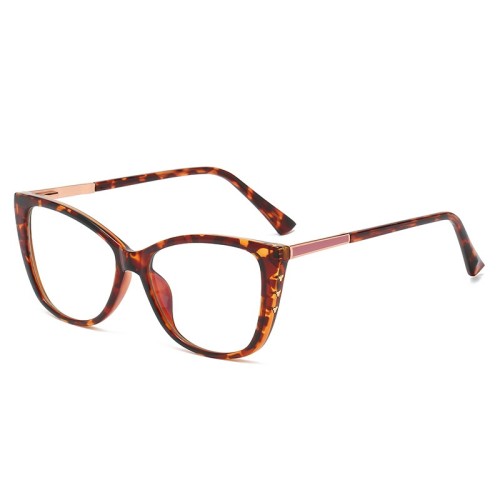 Latest New Anti Blue Glasses American Fashion Frames Tr90 Two Color Frame Spring Temples
