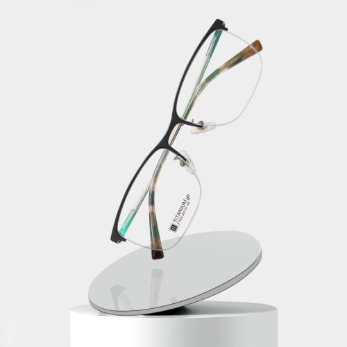 New Luxury Pure Titanium Frame Glasses Men'S Business Glasses Ip Plating Process
