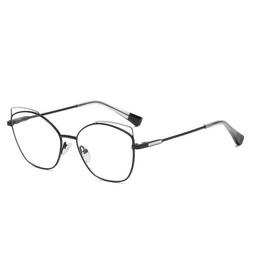Hollowed Out Metal Frame Glasses For Womens Blue Light Blocking Glasses Multicolor Choices Custom Logo Design Eyeglasses Rts