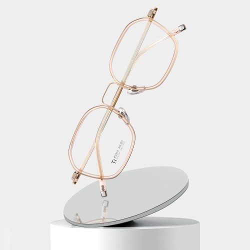 Retro Round Shape Optical Frames Anti Blue Light Acetate &amp; Tr90 Eyeglasses Eye Glasses For Men Women