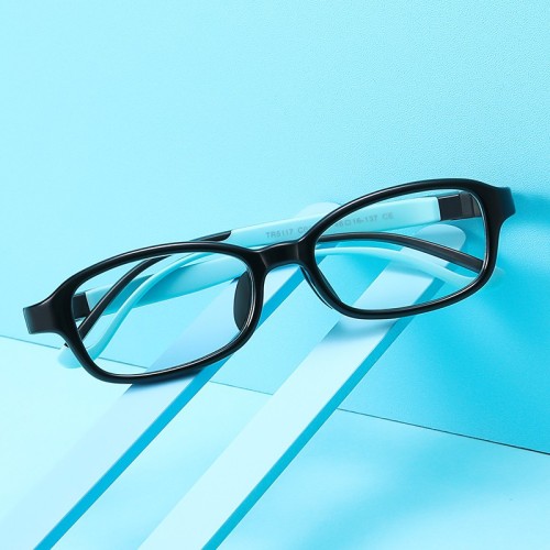Flexible Silicone Changeable Frame Kids Blue Light Blocking Optical Frames Computer Glasses