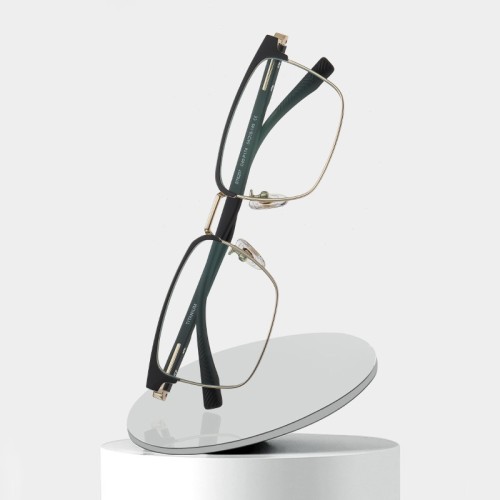 Ultra-Light Square Frame Pure Titanium Glasses Frame Anti-Blue Light Glasses Men And Women Reading Glasses