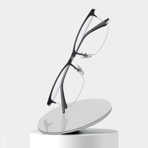 New Product Recommendation Half Frame Titanium Optical Frame Super Light Business Thin Border Eyeglasses Frames