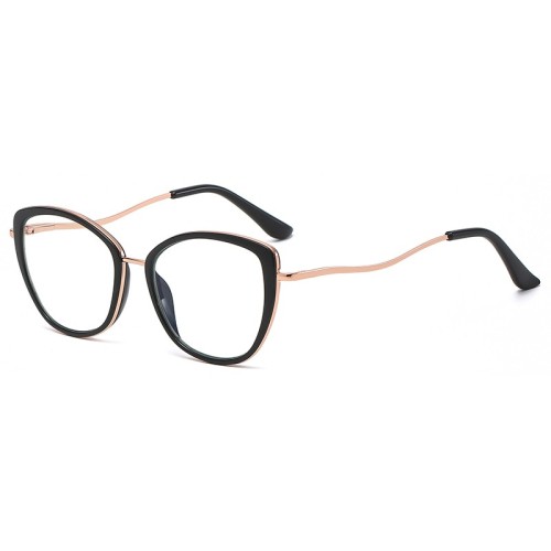 Metal Designer Eye Glasses Optical Frames Model Women Eyeglasses